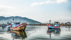 Fishing Boat in Nha Trang Khanh Hoa Province